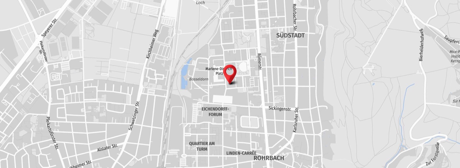 Standort GymMed Heidelberg auf der Karte